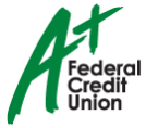 A+ Federal Credit Union Logo